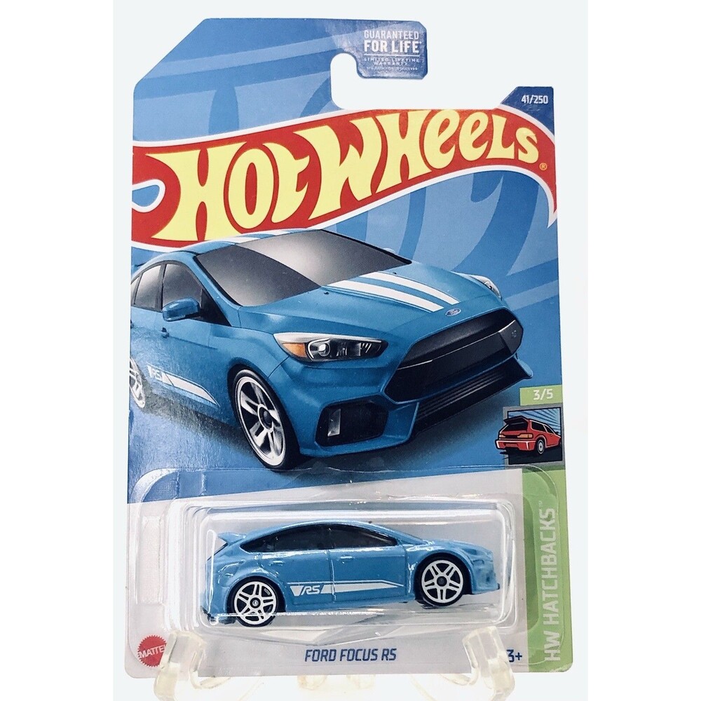 2022 Hot Wheels Ford Focus RS #41 HW 3/5 Hatchbacks New! MOC Blue